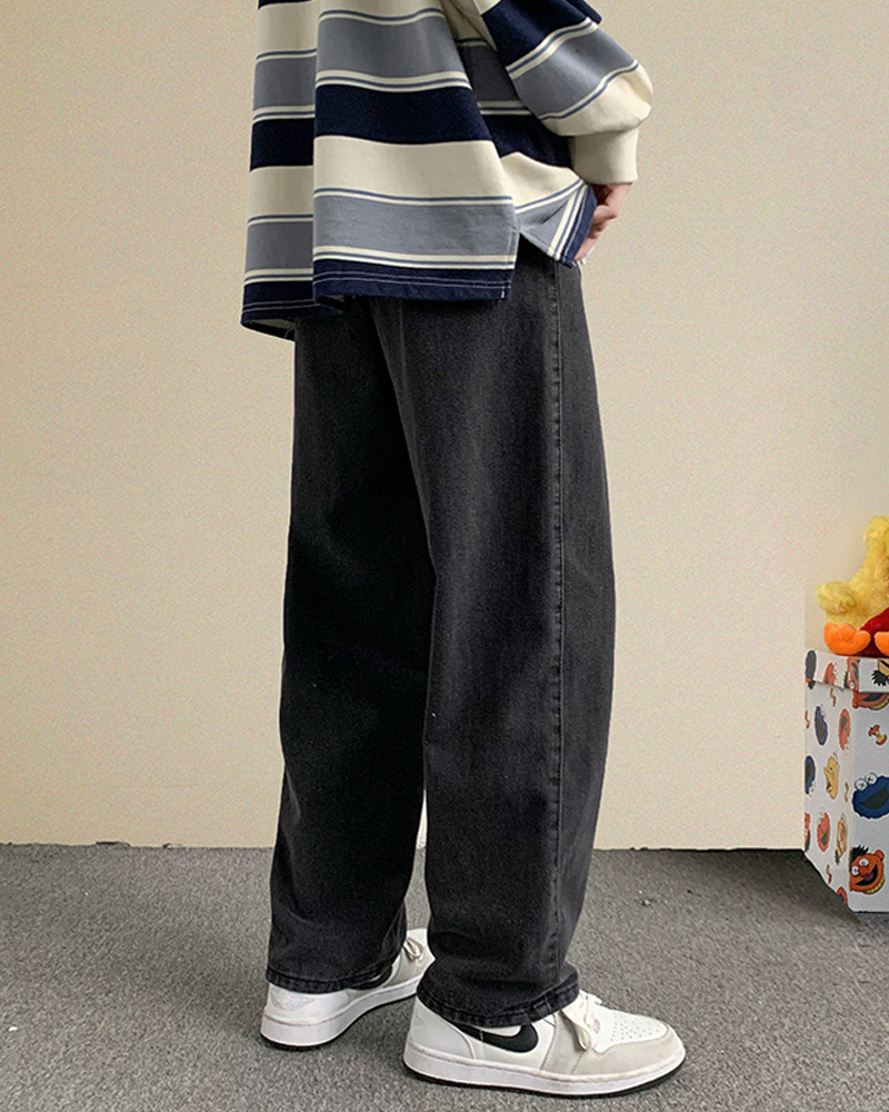 Y2K Grunge Black Baggy Jeans - Retro 90S Fashion, Summer Outfits, And Hip Hop Style Y2K Grunge Black Baggy Jeans - Retro 90S Fashion, Summer Outfits, And Hip Hop Style