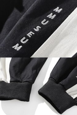 Y2K Grunge Black Cargo Jogger Pants - 90S Retro Summer Outfit, Y2K Club & Party Fashion