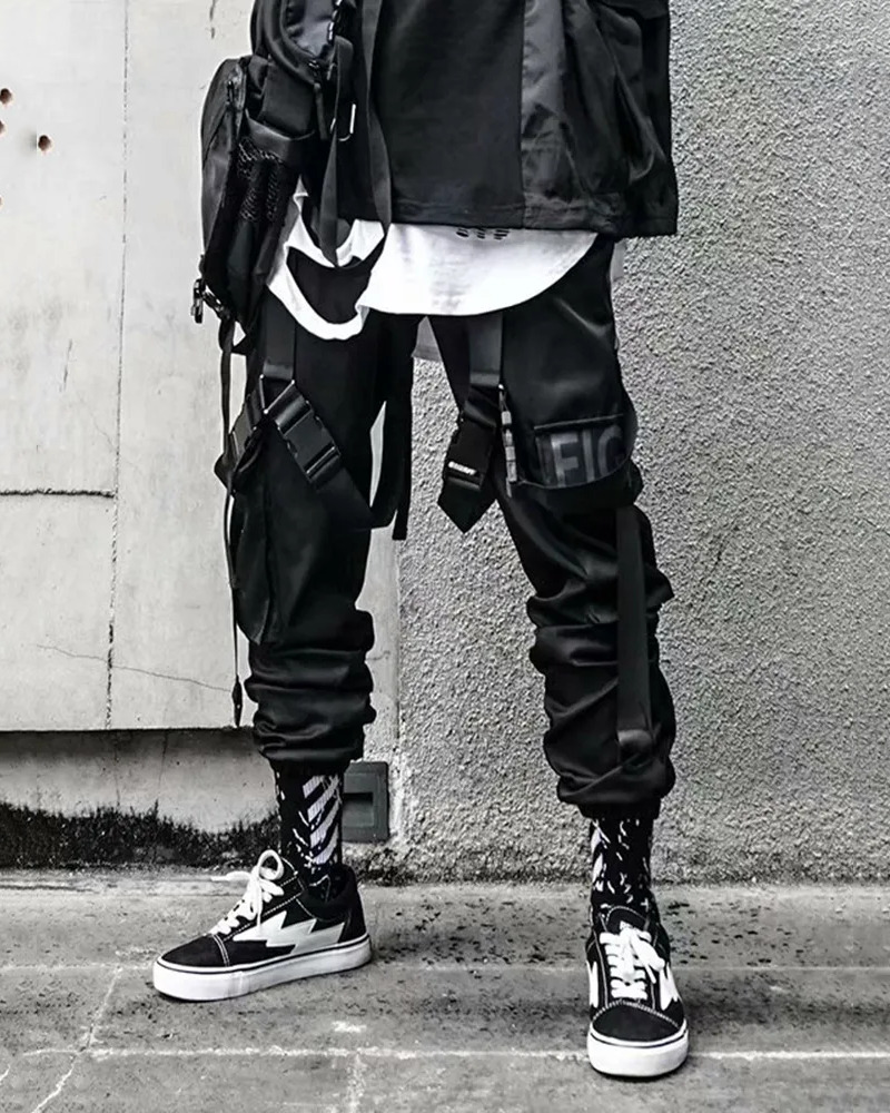 Y2K Grunge Black Cargo Pants - Retro 90S Streetwear, Summer Y2K Outfits, Gothic Y2K Fashion Y2K Grunge Black Cargo Pants - Retro 90S Streetwear, Summer Y2K Outfits, Gothic Y2K Fashion