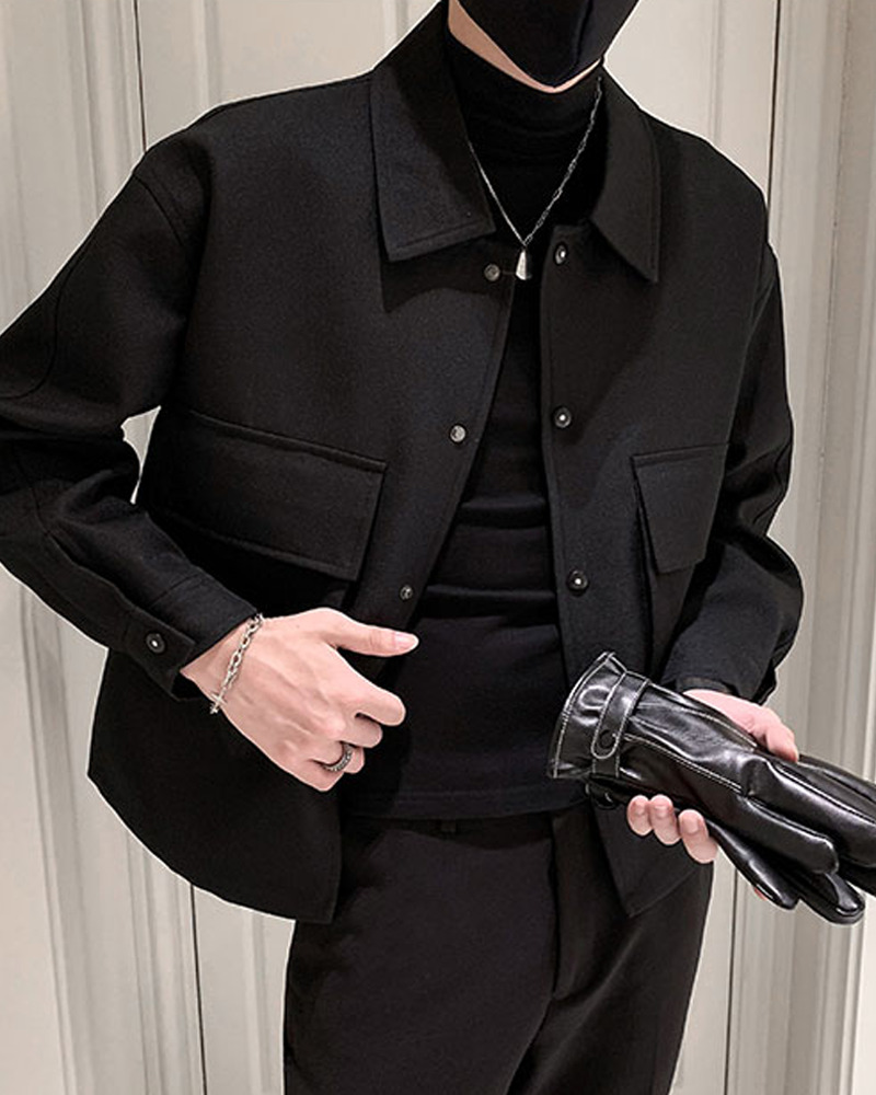 Y2K Grunge Black Casual Jacket - 90S Retro Style, Summer Outfits, Party & Club Fashion