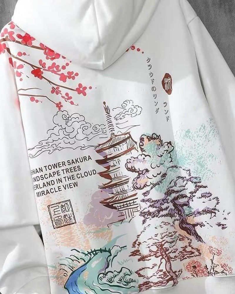 Y2K Grunge Black Japanese Hoodie - Retro 90S Fashion, Summer Y2K Outfits, Gothic Y2K Style