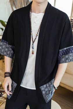 Y2K Grunge Black Kimono Jacket - Retro 90S Fashion, Summer Outfits, And Gothic Style