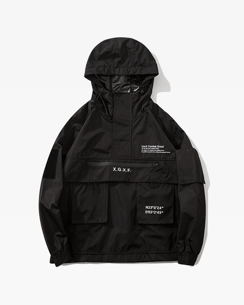 Y2K Grunge Black Techwear Jacket - 90S Fashion, Retro Style, Gothic Y2K, Summer Y2K Outfits Y2K Grunge Black Techwear Jacket - 90S Fashion, Retro Style, Gothic Y2K, Summer Y2K Outfits