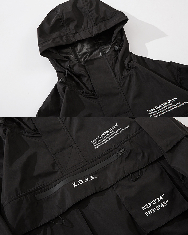 Y2K Grunge Black Techwear Jacket - 90S Fashion, Retro Style, Gothic Y2K, Summer Y2K Outfits Y2K Grunge Black Techwear Jacket - 90S Fashion, Retro Style, Gothic Y2K, Summer Y2K Outfits