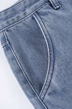 Y2K Grunge Butterfly Pattern Jeans - 90S Fashion, Retro Style, Y2K Summer Outfits