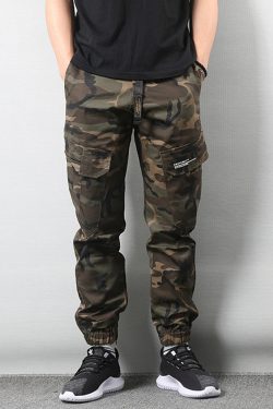 Y2K Grunge Camo Pants Streetwear - 90S Fashion, Retro Style, Y2K Summer Outfits