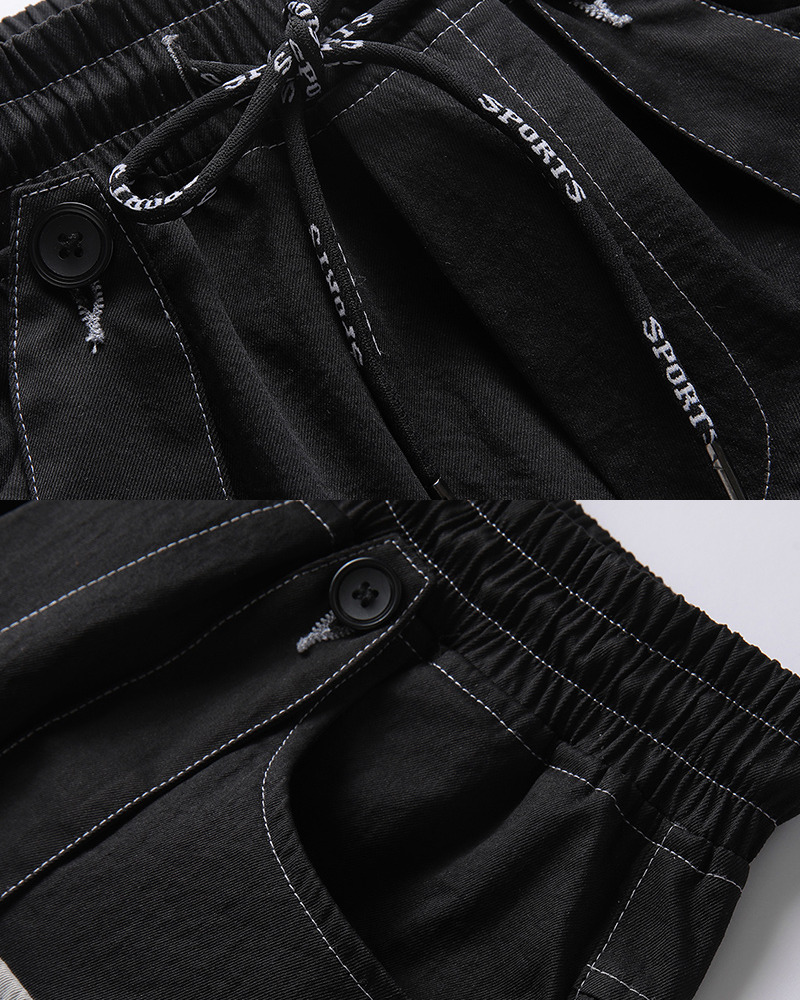 Y2K Grunge Cargo Pants With Straps - 90S Retro Summer Outfit, Y2K Fashion Essentials