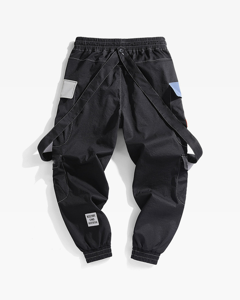 Y2K Grunge Cargo Pants With Straps - 90S Retro Summer Outfit, Y2K Fashion Essentials