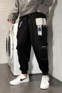 Y2K Grunge Cargo Pants With Straps - 90S Retro Summer Outfit, Y2K Fashion Essentials