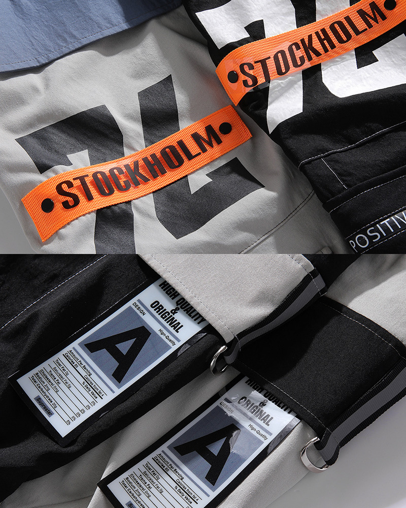 Y2K Grunge Cargo Pants With Straps - 90S Retro Summer Outfit, Y2K Fashion Essentials