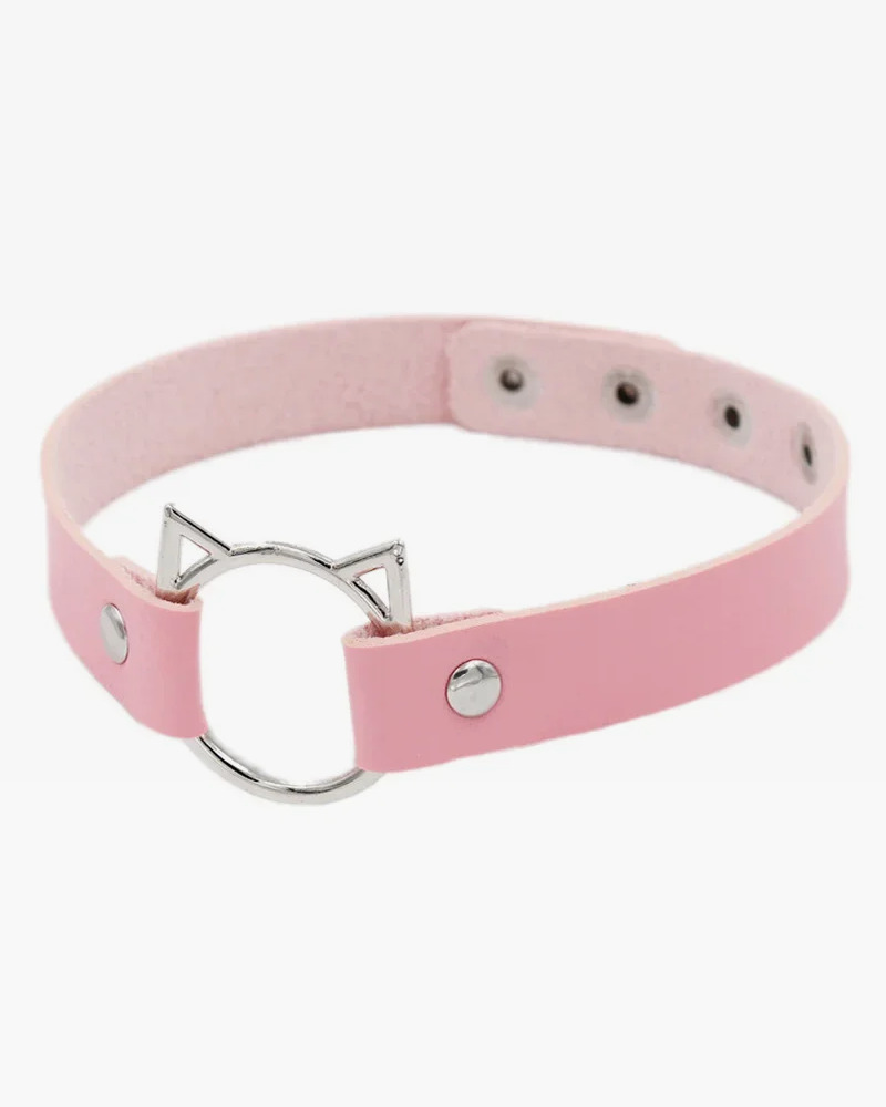 Y2K Grunge Cat Choker Necklace - Retro 90S Fashion, Gothic Y2K, Pastel Goth, Y2K Popstar Y2K Grunge Cat Choker Necklace - Retro 90S Fashion, Gothic Y2K, Pastel Goth, Y2K Popstar