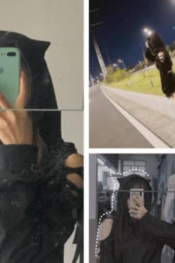 Y2K Grunge Cat Ear Hoodie - Retro 90S Fashion, Gothic Y2K, Summer Y2K Outfits