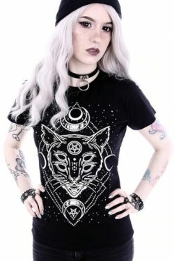 Y2K Grunge Cat Print Shirt - 90S Fashion, Retro Style, Y2K Summer Outfits, Pastel Goth