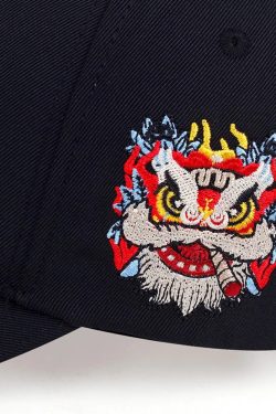 Y2K Grunge Chinese Dragon Baseball Cap - Retro 90S Fashion, Summer Y2K Outfits, Hip Hop Style