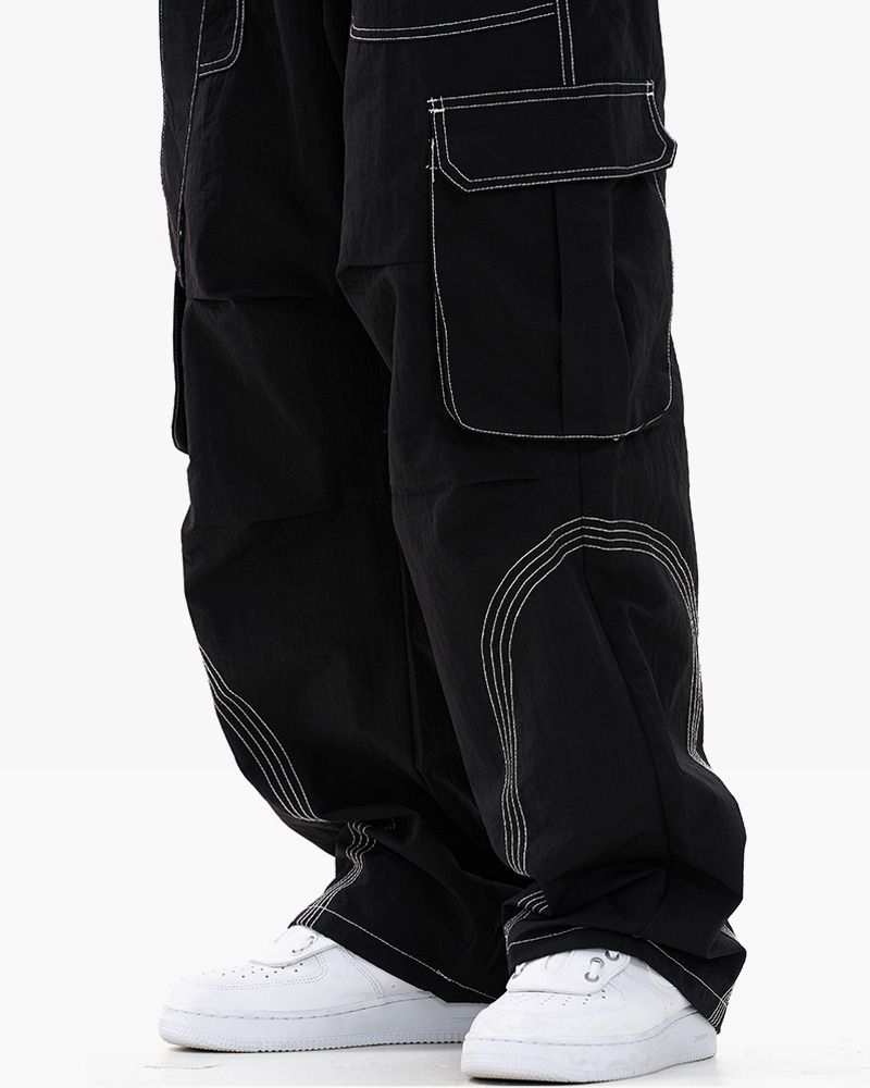 Y2K Grunge Contrast Stitch Jeans - 90S Retro Summer Outfit, Y2K Club & Party Fashion Y2K Grunge Contrast Stitch Jeans - 90S Retro Summer Outfit, Y2K Club & Party Fashion