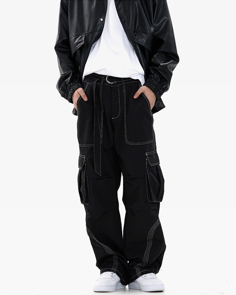 Y2K Grunge Contrast Stitch Jeans - 90S Retro Summer Outfit, Y2K Club & Party Fashion Y2K Grunge Contrast Stitch Jeans - 90S Retro Summer Outfit, Y2K Club & Party Fashion