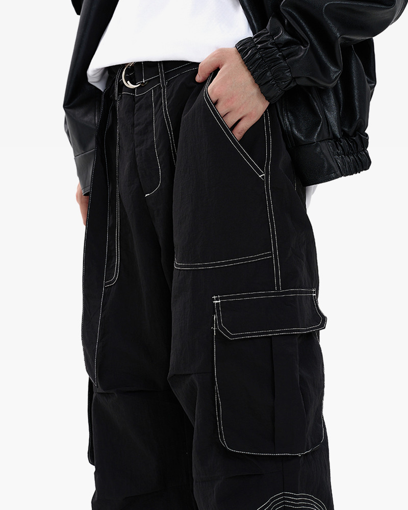 Y2K Grunge Contrast Stitch Jeans - 90S Retro Summer Outfit, Y2K Club & Party Fashion Y2K Grunge Contrast Stitch Jeans - 90S Retro Summer Outfit, Y2K Club & Party Fashion