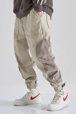 Y2K Grunge Corduroy Joggers - Retro 90S Fashion, Summer Outfits, And Pastel Goth Style