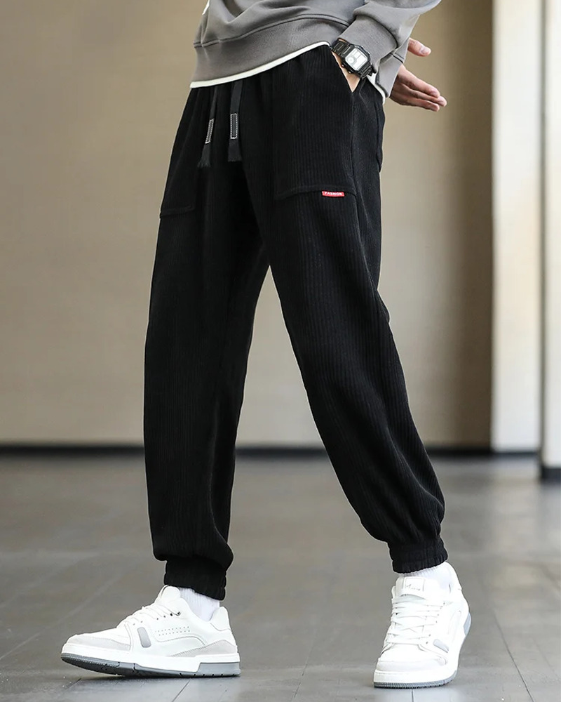 Y2K Grunge Corduroy Sweatpants - Retro 90S Fashion, Summer Outfits, And Pastel Goth Style