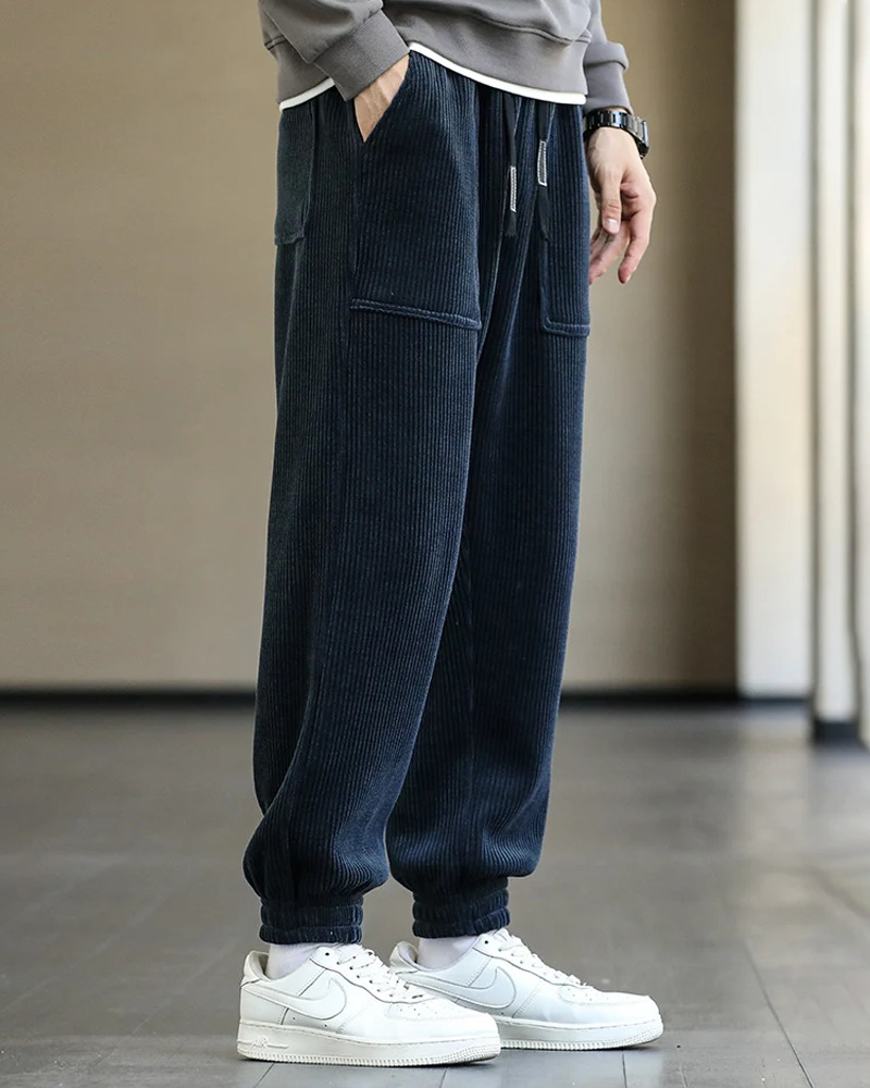 Y2K Grunge Corduroy Sweatpants - Retro 90S Fashion, Summer Outfits, And Pastel Goth Style
