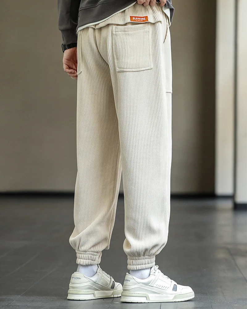 Y2K Grunge Corduroy Sweatpants - Retro 90S Fashion, Summer Outfits, And Pastel Goth Style