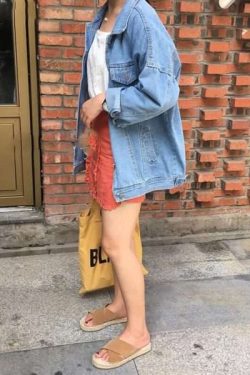 Y2K Grunge Denim Long Jacket - 90S Fashion, Retro Style, Y2K Summer Outfits, Y2K Club Outfits