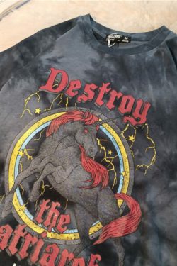 Y2K Grunge Destroy The Patriarchy Shirt - Retro 90S Fashion, Summer Y2K Outfits, Gothic Y2K Style