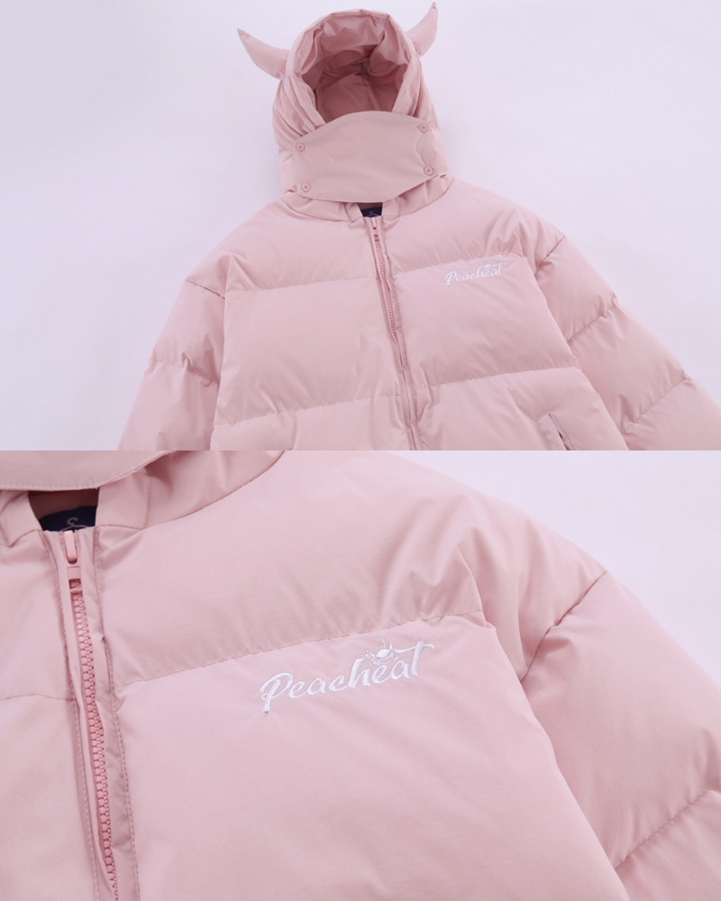 Y2K Grunge Devil Horn Puffer Jacket - Retro 90S Fashion, Gothic Y2K, Summer Y2K Outfits Y2K Grunge Devil Horn Puffer Jacket - Retro 90S Fashion, Gothic Y2K, Summer Y2K Outfits