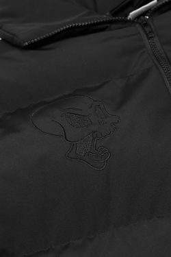 Y2K Grunge Devil Puffer Jacket - Retro 90S Fashion, Summer Outfits, And Club Party Style