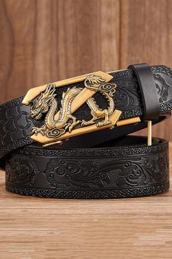 Y2K Grunge Dragon Belt - Retro 90S Fashion, Gothic Y2K, Pastel Goth, Y2K Party Outfit