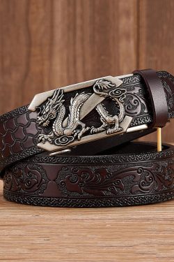 Y2K Grunge Dragon Belt - Retro 90S Fashion, Gothic Y2K, Pastel Goth, Y2K Party Outfit