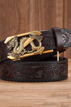Y2K Grunge Dragon Belt - Retro 90S Fashion, Gothic Y2K, Pastel Goth, Y2K Party Outfit