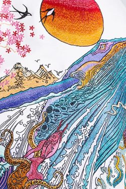 Y2K Grunge Embroidered Japanese Hoodie - Retro 90S Fashion, Summer Outfits, And Clubwear