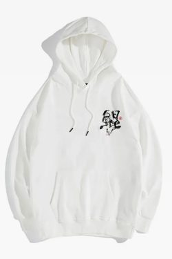 Y2K Grunge Embroidered Japanese Hoodie - Retro 90S Fashion, Summer Outfits, And Clubwear