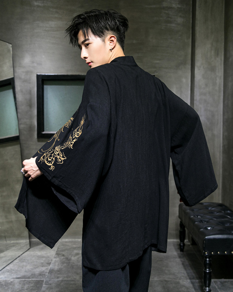 Y2K Grunge Embroidered Kimono Jacket - Retro 90S Fashion, Summer Outfits, And Party Looks