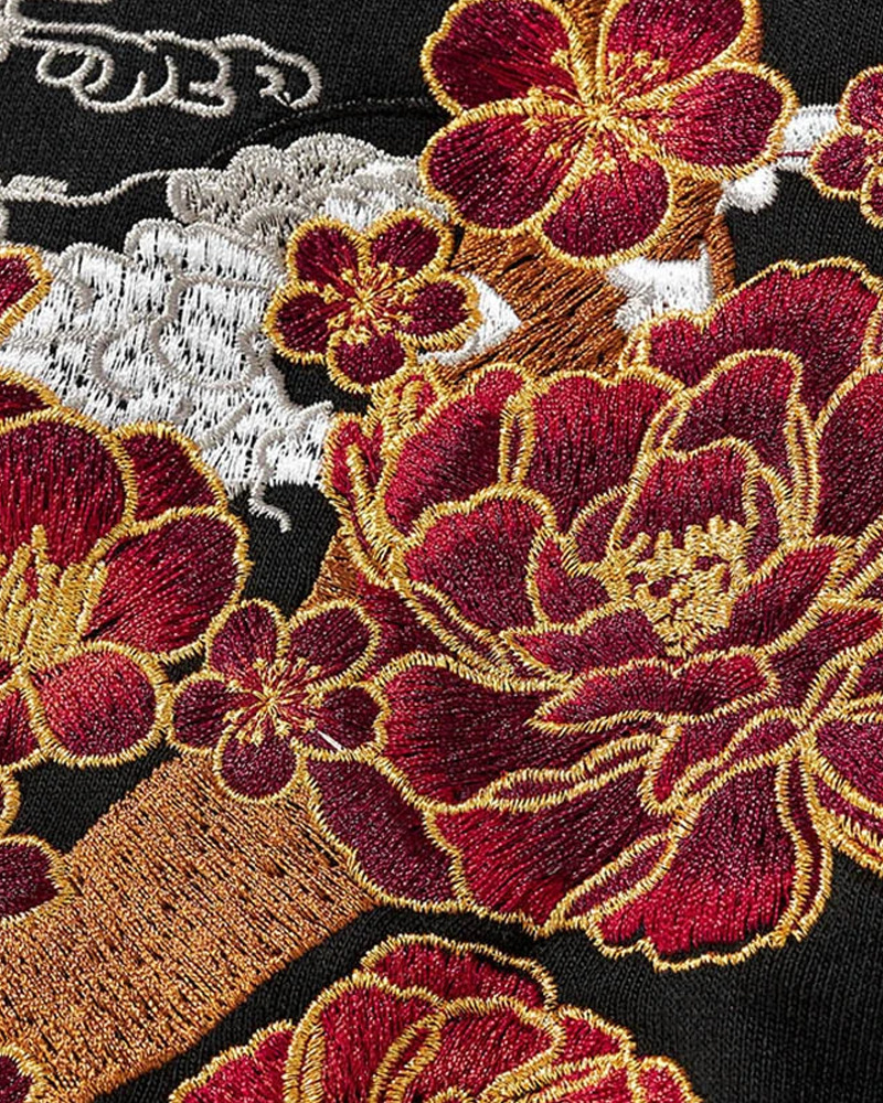 Y2K Grunge Embroidered Zip Up Jacket - 90S Fashion, Retro Style, Summer Y2K Outfits Y2K Grunge Embroidered Zip Up Jacket - 90S Fashion, Retro Style, Summer Y2K Outfits