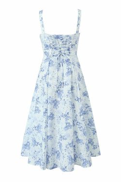 Y2K Grunge Eva Midi Dress - Retro 90S Summer Outfit, Pastel Goth, Y2K Party & Club Fashion