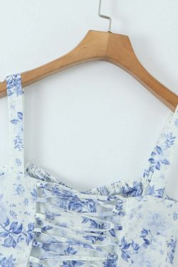 Y2K Grunge Eva Midi Dress - Retro 90S Summer Outfit, Pastel Goth, Y2K Party & Club Fashion