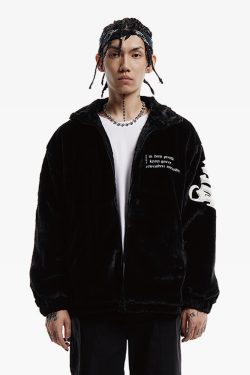 Y2K Grunge Faux Fur Jacket - 90S Retro Style, Perfect For Y2K Summer Outfits And Party Looks