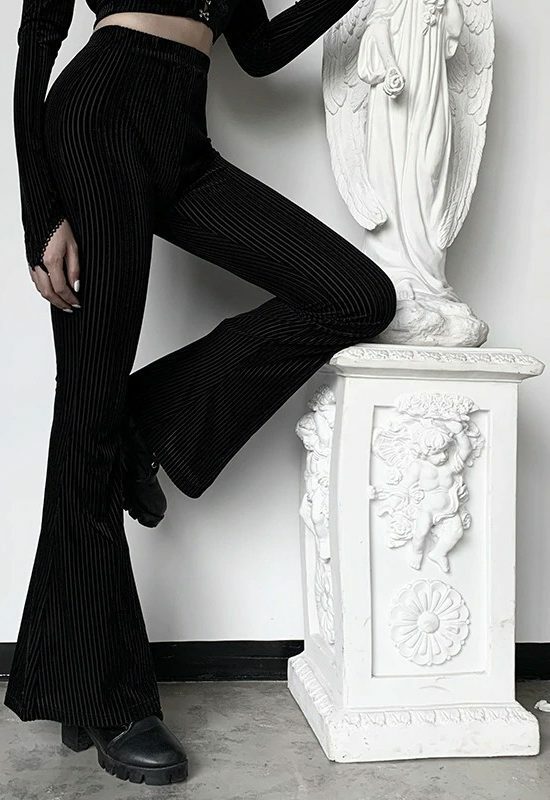 Y2K Grunge Flare Pants - Retro 90S Fashion, Summer Outfits, And Pastel Goth Style