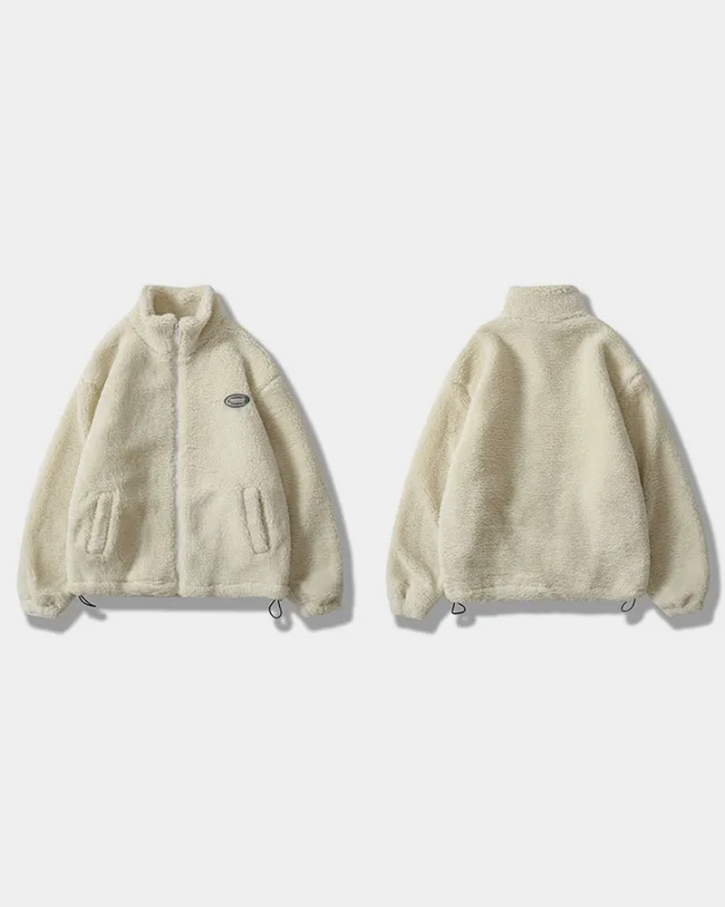 Y2K Grunge Fluffy Fleece Jacket - Retro 90S Fashion, Summer Outfits, And Pastel Goth Style Y2K Grunge Fluffy Fleece Jacket - Retro 90S Fashion, Summer Outfits, And Pastel Goth Style