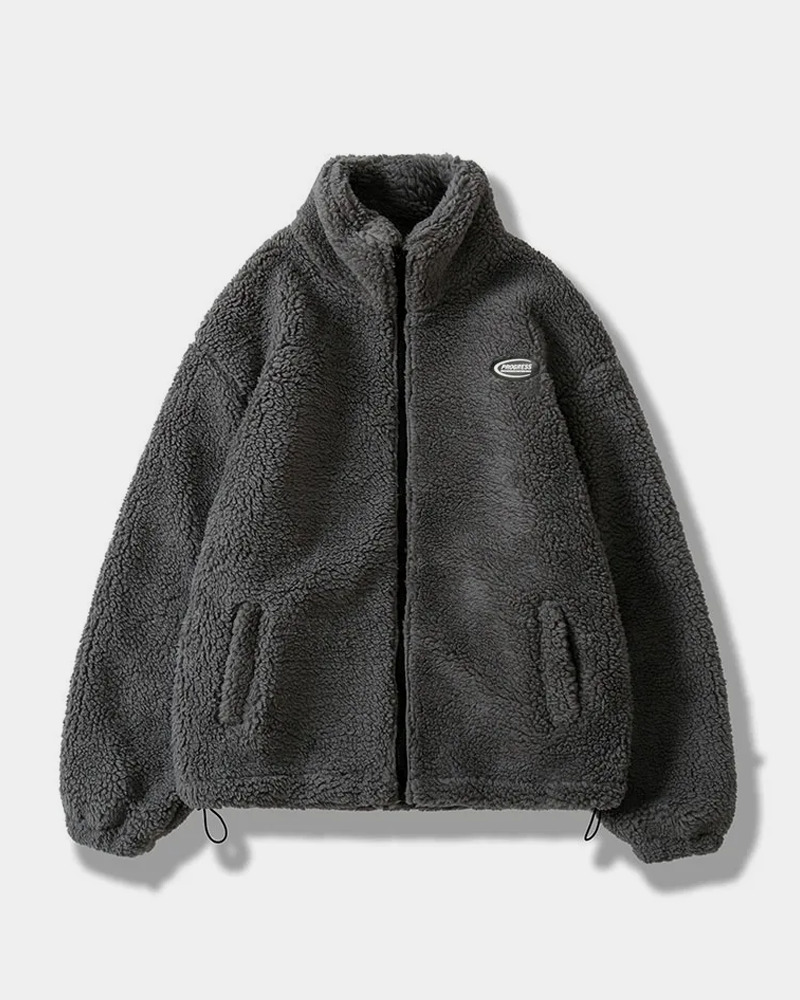 Y2K Grunge Fluffy Fleece Jacket - Retro 90S Fashion, Summer Outfits, And Pastel Goth Style Y2K Grunge Fluffy Fleece Jacket - Retro 90S Fashion, Summer Outfits, And Pastel Goth Style