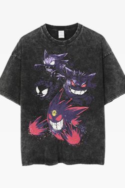 Y2K Grunge Gengar Shirt - Retro 90S Fashion, Summer Outfits, And Pastel Goth Style