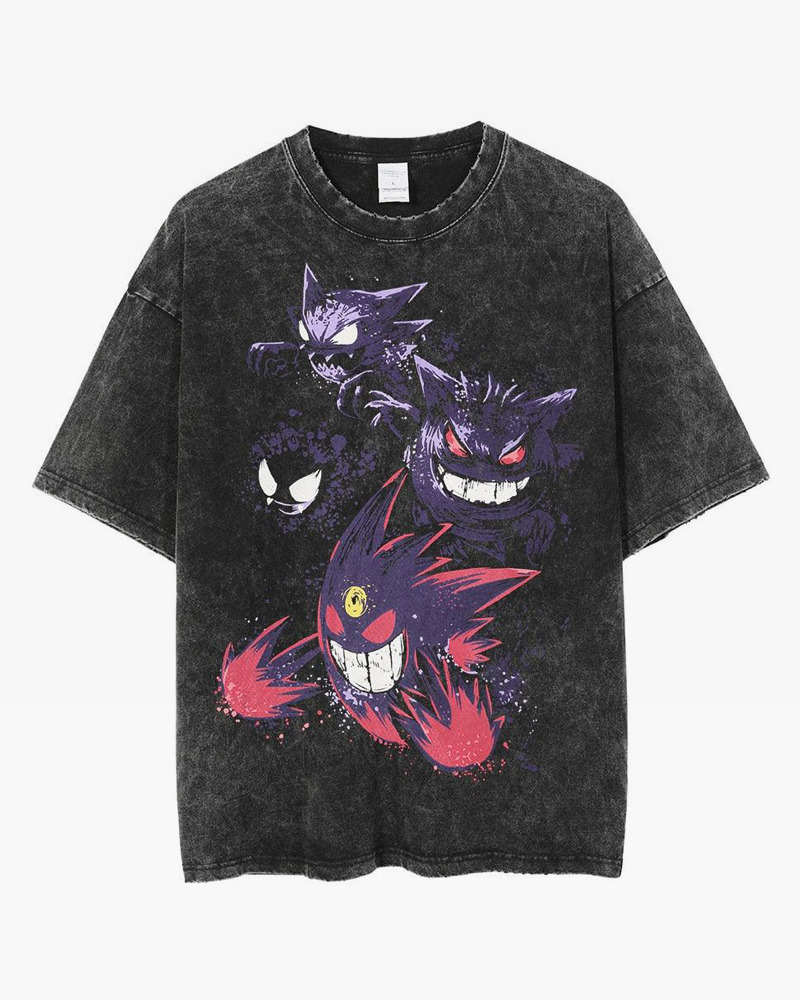Y2K Grunge Gengar Shirt - Retro 90S Fashion, Summer Outfits, And Pastel Goth Style Y2K Grunge Gengar Shirt - Retro 90S Fashion, Summer Outfits, And Pastel Goth Style