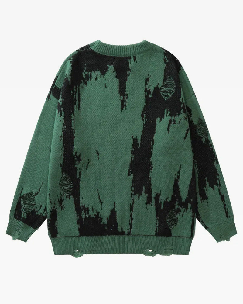 Y2K Grunge Goth Knit Sweater - Retro 90S Fashion, Summer Outfits, And Pastel Goth Style Y2K Grunge Goth Knit Sweater - Retro 90S Fashion, Summer Outfits, And Pastel Goth Style