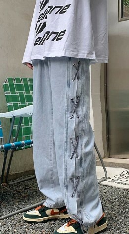 Y2K Grunge Gothic Baggy Pants - Retro 90S Fashion, Summer Outfits, And Club Party Looks Y2K Grunge Gothic Baggy Pants - Retro 90S Fashion, Summer Outfits, And Club Party Looks