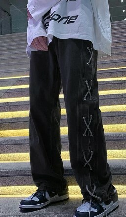 Y2K Grunge Gothic Baggy Pants - Retro 90S Fashion, Summer Outfits, And Club Party Looks Y2K Grunge Gothic Baggy Pants - Retro 90S Fashion, Summer Outfits, And Club Party Looks