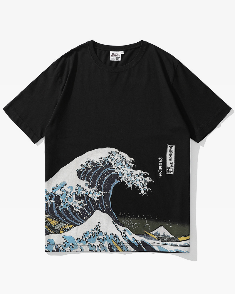 Y2K Grunge Great Wave Off Kanagawa Shirt - 90S Retro Summer Outfit, Y2K Fashion Top Y2K Grunge Great Wave Off Kanagawa Shirt - 90S Retro Summer Outfit, Y2K Fashion Top