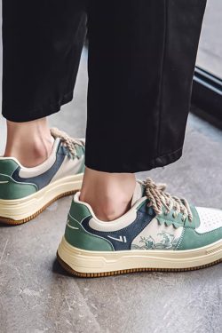 Y2K Grunge Great Wave Off Kanagawa Shoes - Retro 90S Fashion, Summer Y2K Outfits, Popstar Style