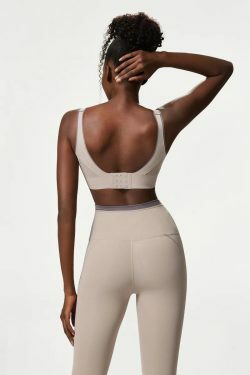 Y2K Grunge Grey Sports Bra And Leggings Set - Retro 90S Summer Outfit, Y2K Fashion Essentials